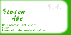 vivien abt business card